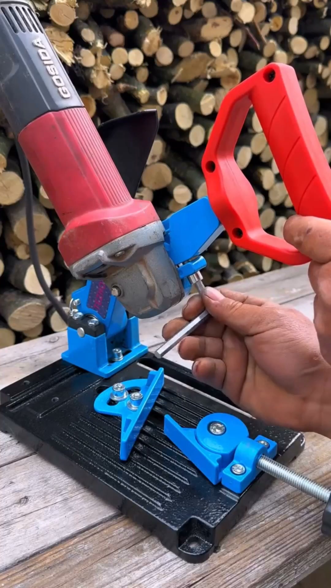 Electric Angle Grinder with High-Power Motor and Multi-Function Cutting & Grinding Capability