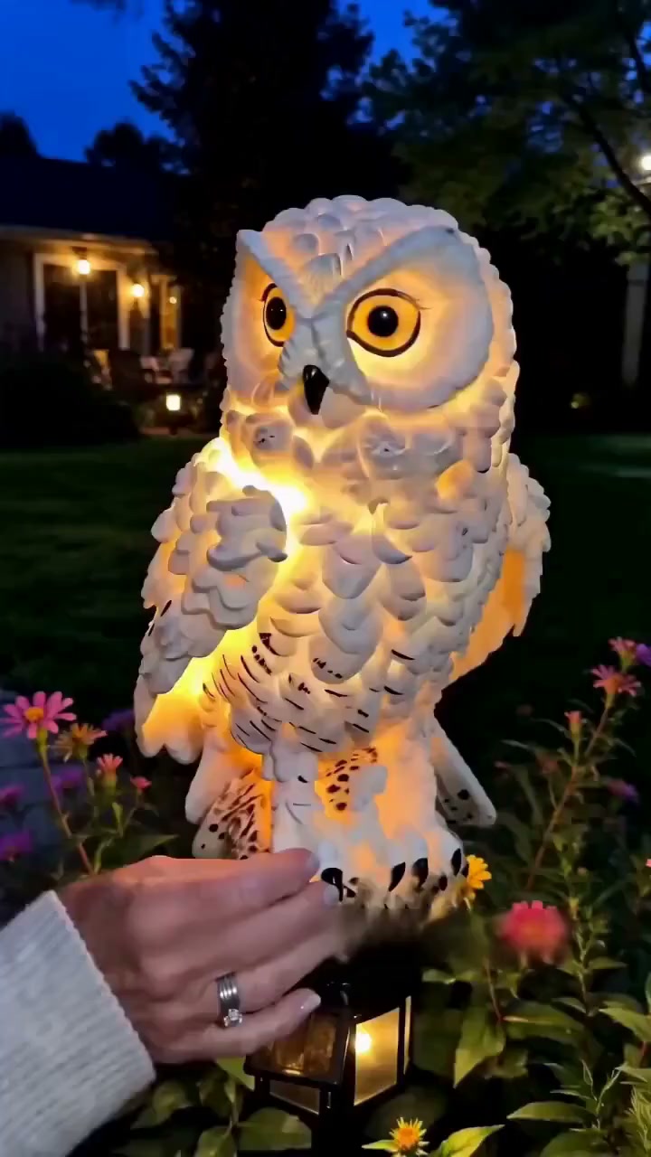 Gartenzauber, der jeden Abend von selbst leuchtet