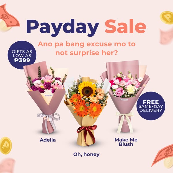 Uy, give her flowers!