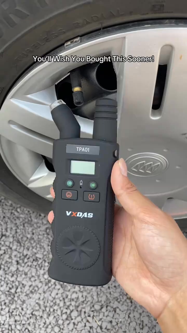 2-in-1 Relearn Tool & Digital Tire Pressure Gauge
