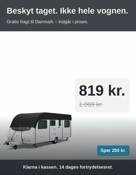 819 kr. – gratis fragt og fortrydelse