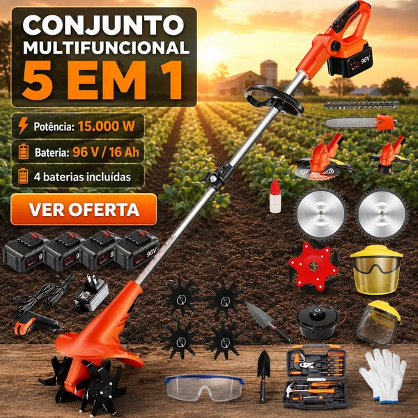 【STIHL】Cultivador Multifuncional 5 em 1: Desperte a sua paixão pela jardinagem!