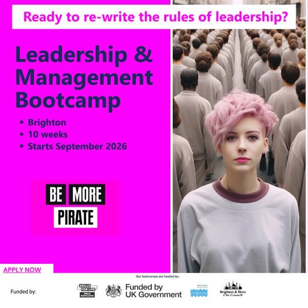 Rewrite the Rules of Leadership with Be More Pirate