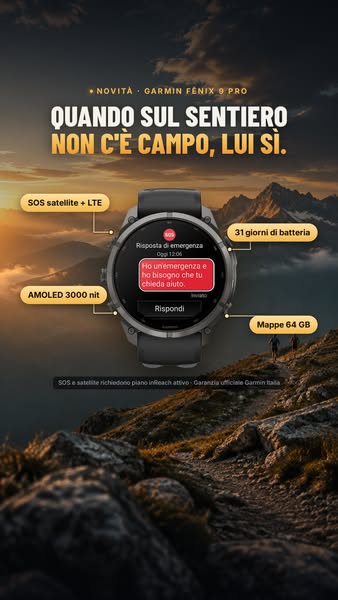 Orologio Garmin fēnix 9 Pro da 51 mm