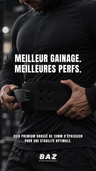 Ceinture De Force - Cuir 13mm