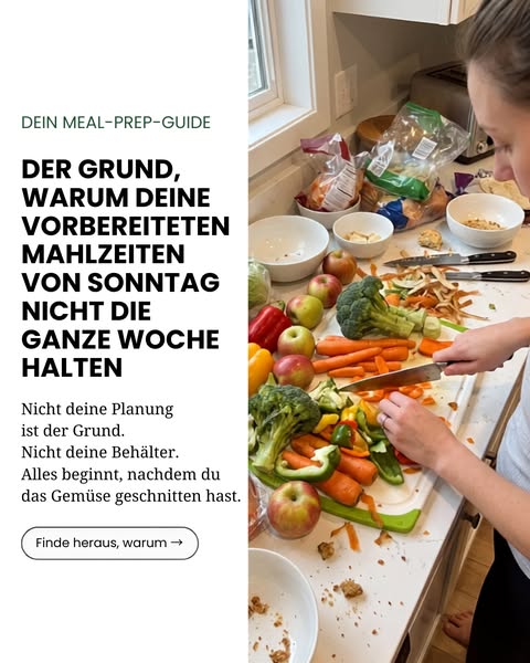 So bleiben deine vorbereiteten Mahlzeiten länger frisch
