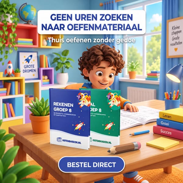 ALLEEN OP DIT MOMENT 50% HERFSTKORTING OP ALLE OEFENBOEKEN REKENEN EN TAAL
