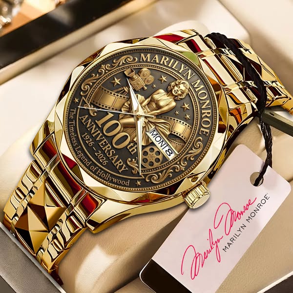 Marilyn Monroe 100th Anniversary Alloy Luxury Quartz Watch - NGHIAVT9395
