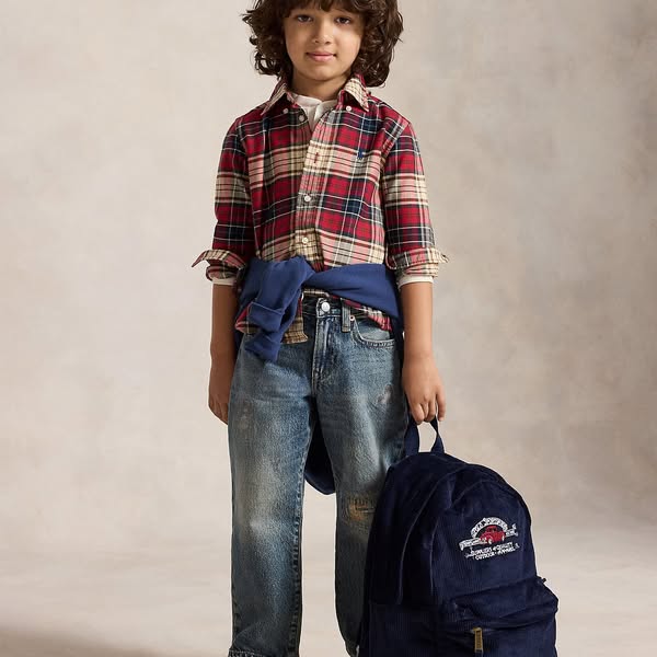 Polo Sportsman Corduroy Small Backpack - Boys - Ralph Lauren
