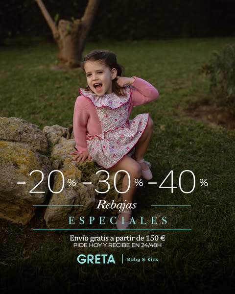 Aprovecha nuestras Rebajas con prendas desde un -20%, -30% y -40% en colecciones seleccionadas.