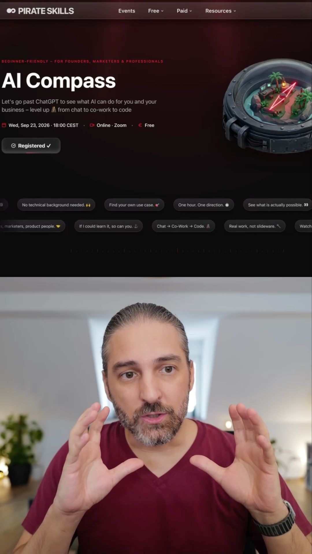 Anúncio de Pirate Skills