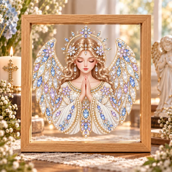 On SaleFramed Clear Diamond Painting Pearl Art Kit