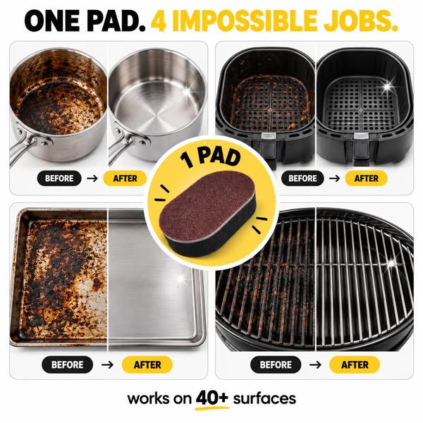 3 pads + free scrub cloth. £29.95 delivered.