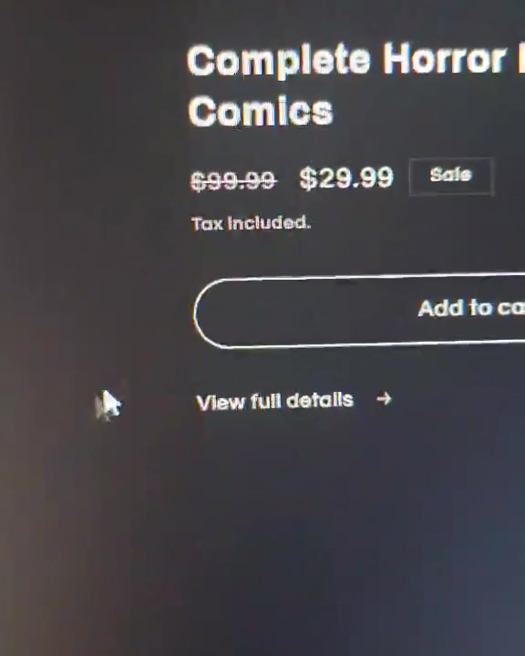 50% OFF CLASSIC HORROR