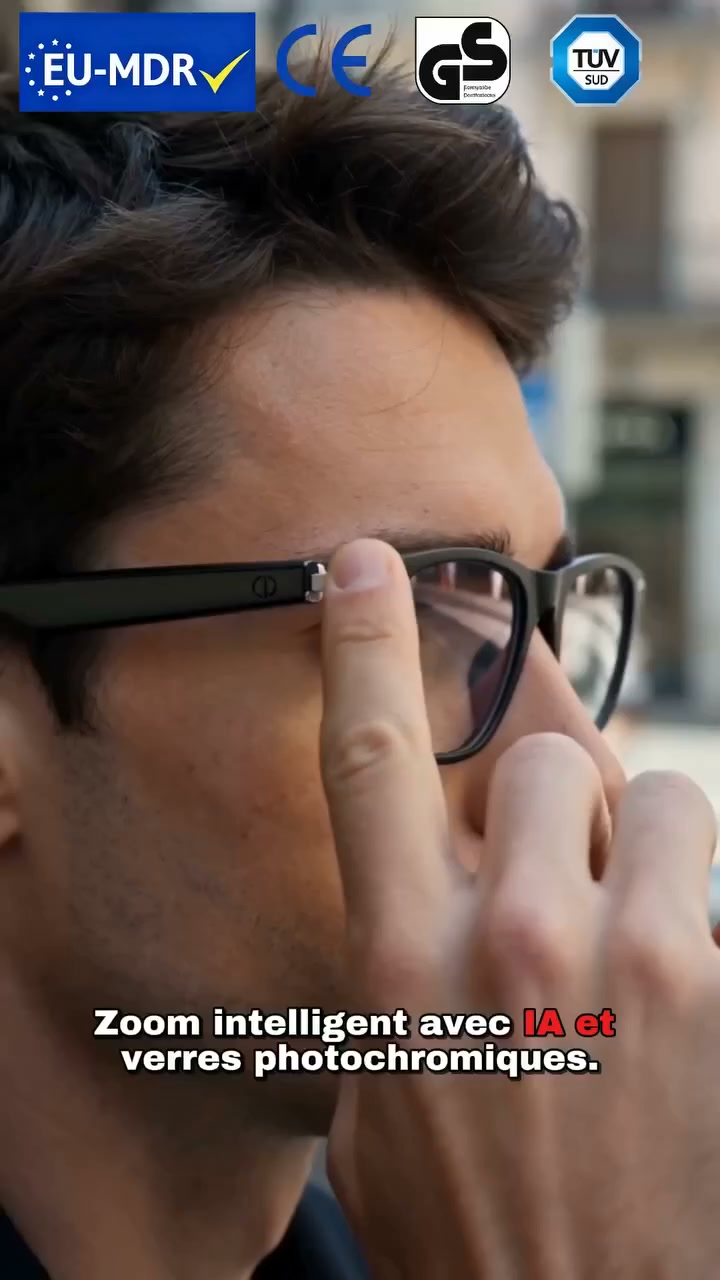 LUNETTES CONNECTÉES IA – 50 % de Réduction | Stock Limité en France