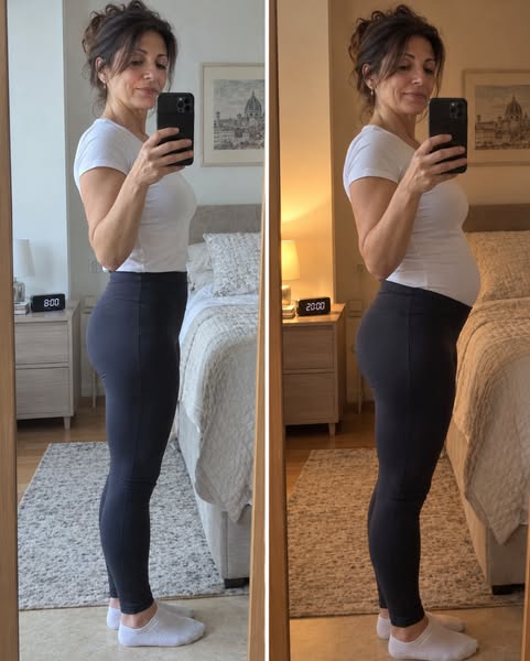 Piatta la mattina, "incinta" la sera?