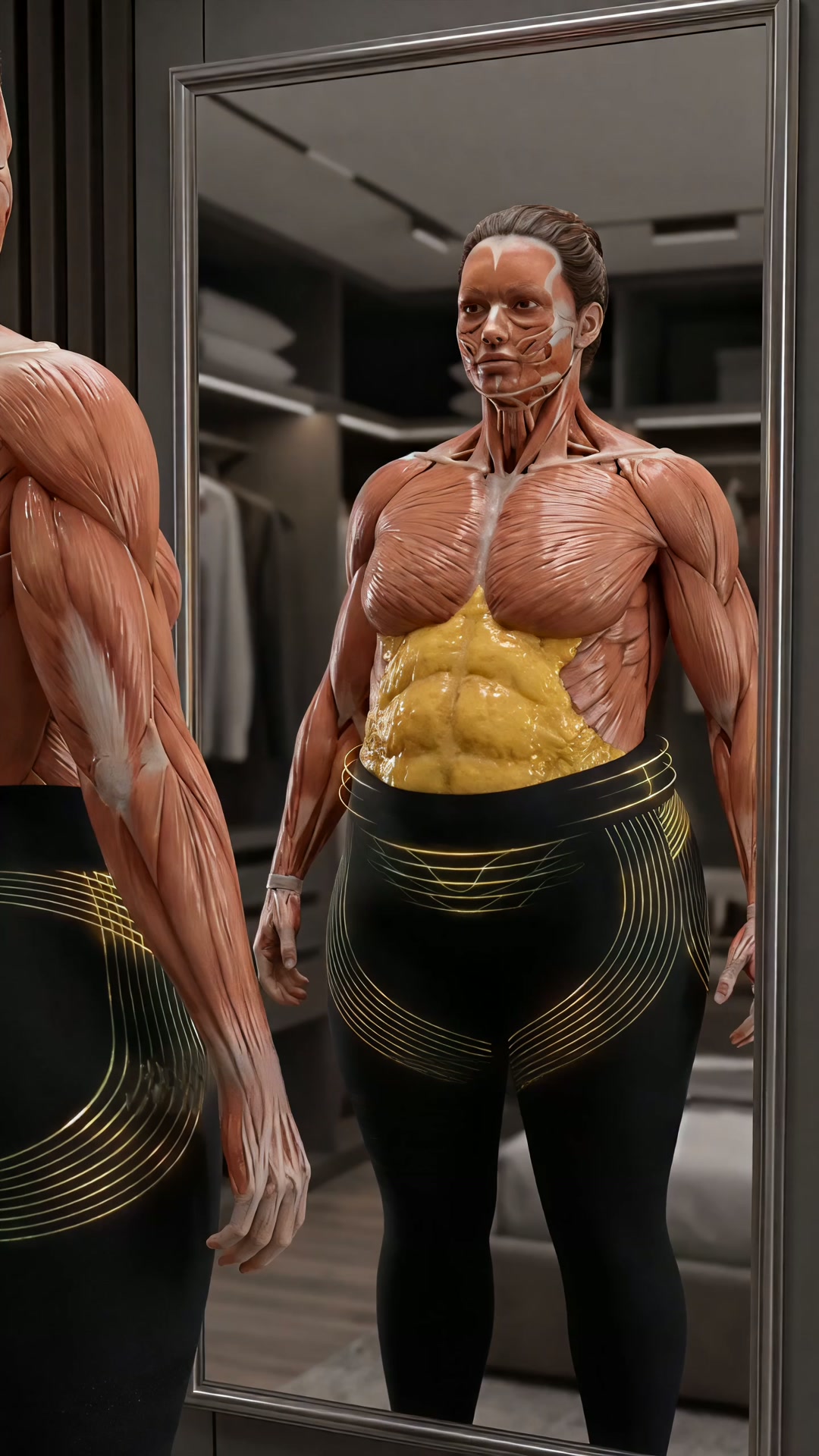 3D KompressionsLeggings