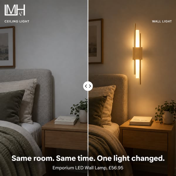 Same room, one new light