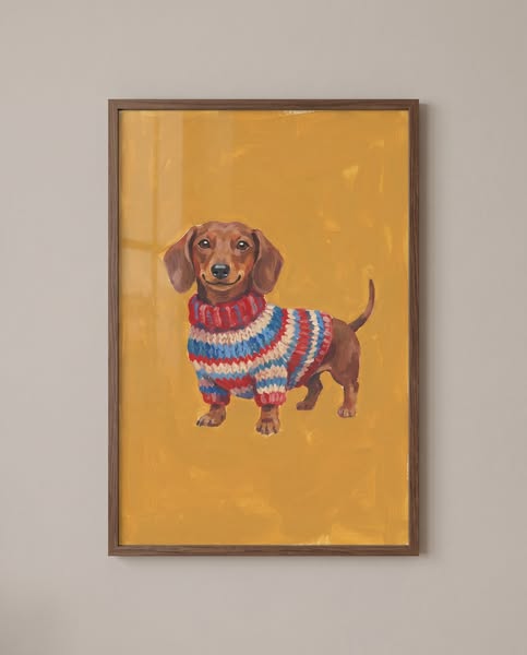 Knitted Dachshund