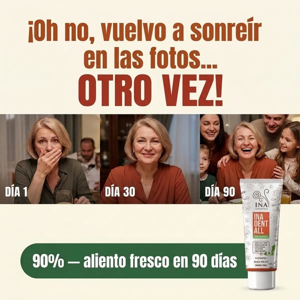 Le sangraban las encías y no sonreía