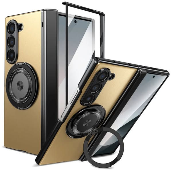 RingArmor Galaxy Z Fold 8 Ultra, 7, 6, 5 & 4 Magnetic 360° Case with Hinge Protection
