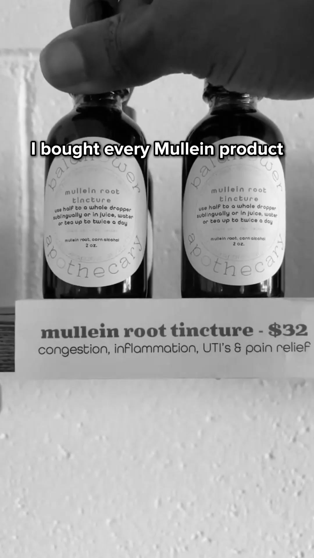 Your Mullein Supplement Is Hot Leaf Water