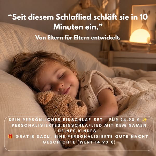 Von Eltern für Eltern entwickelt: Das neue Einschlaflied für friedliches Einschlafen