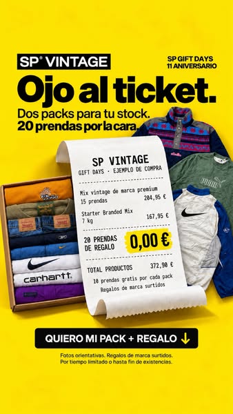 Hasta 60 prendas de regalo!