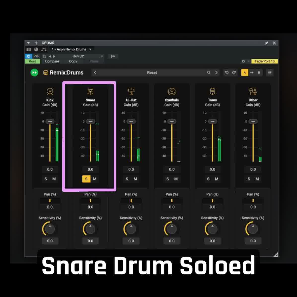 Remix:Drums Stem Separation Plugin