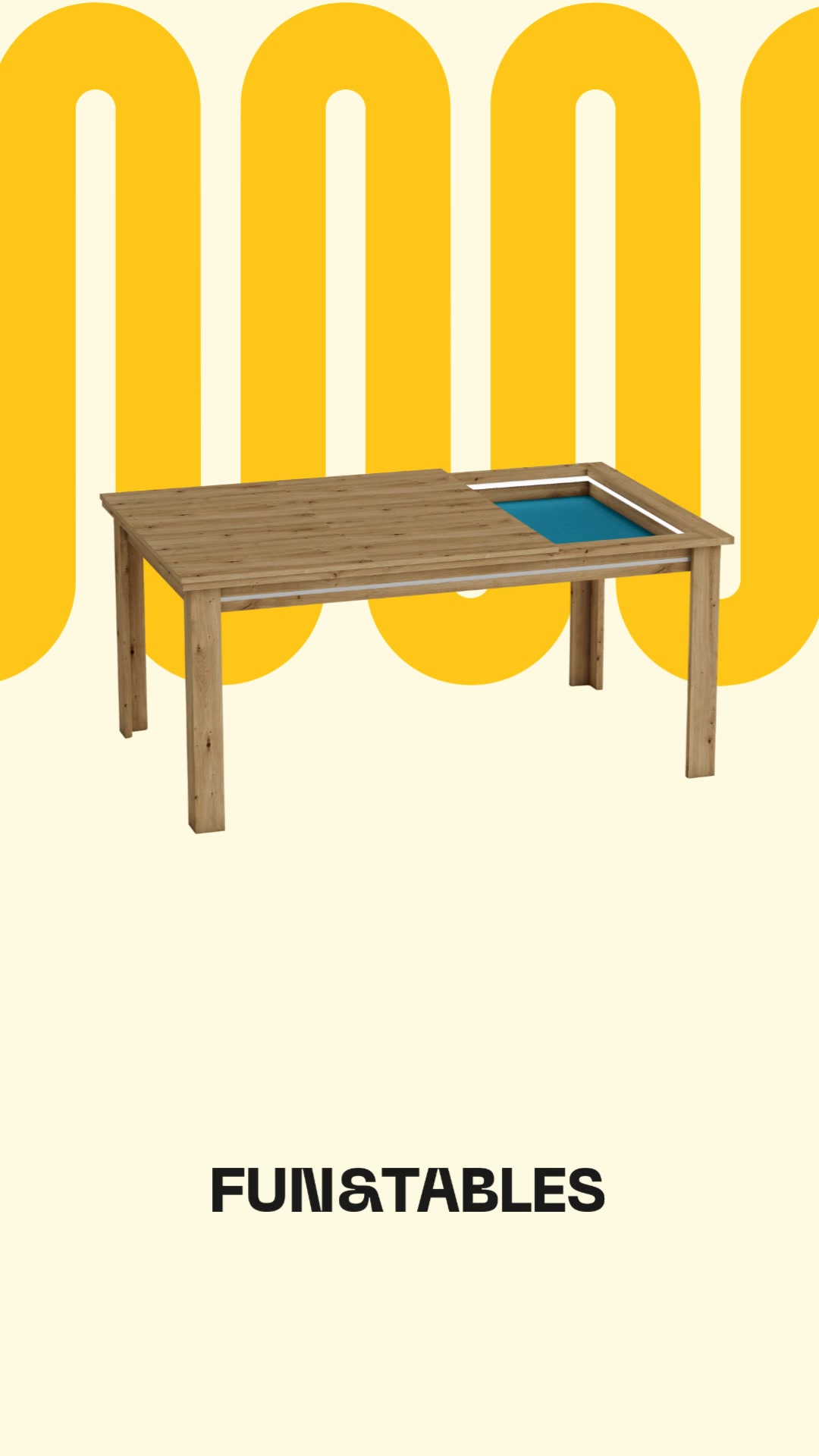 La mesa ideal para jugar