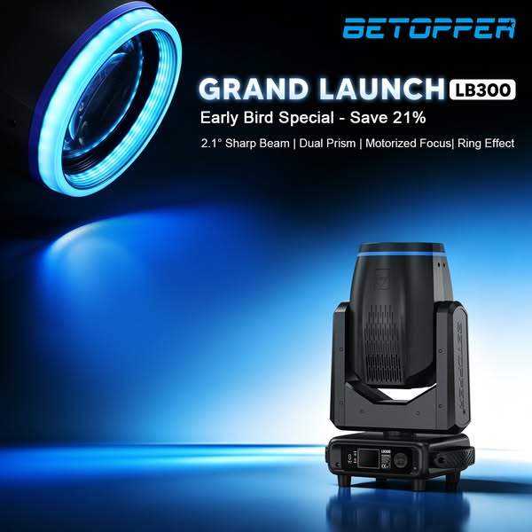 Betopper LB300 300w Beam Moving Head LED Stage Light