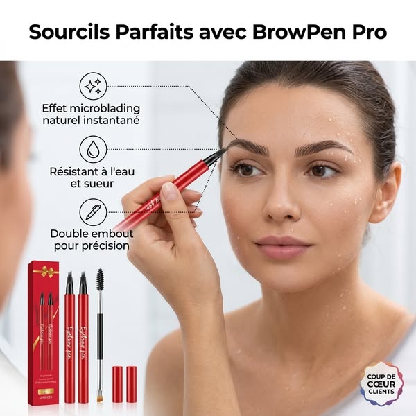 Actualités – Crayon liquide pour sourcils à double embout