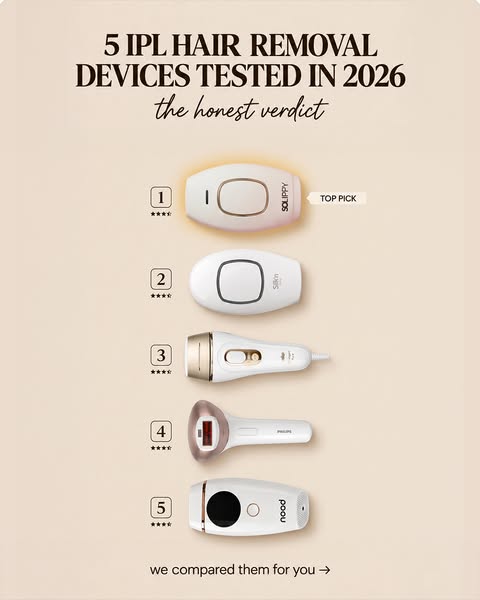 Top 5 At-Home IPL Hair Removal Devices of 2026