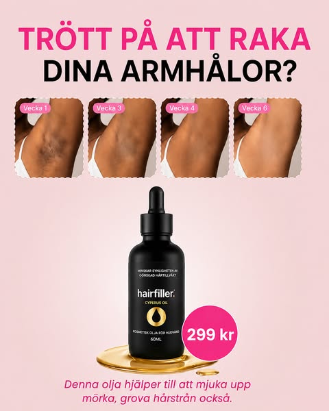 Trött på att raka armhålorna?