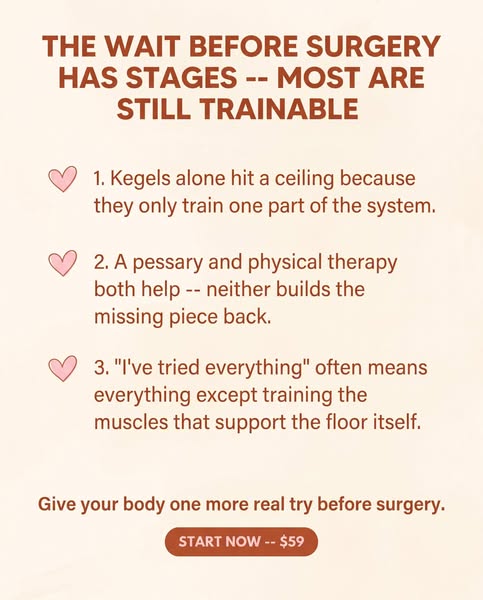 Your Inner Thighs and Pelvic Floor Support Your Prolapse Together — This Trains Both At The Same Time