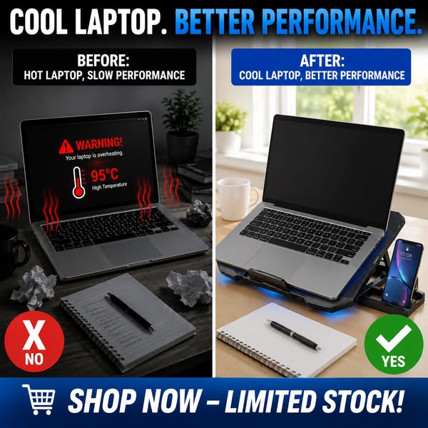 Keep Your Laptop Cool & Comfortable