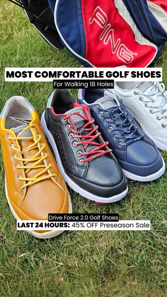 PRESEASON SALE | 45% OFF Your Most Comfortable Golf Season