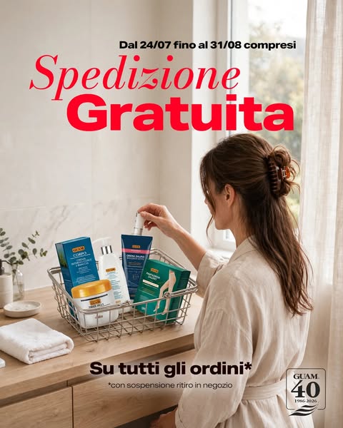 Spedizione gratis su tutti gli ordini