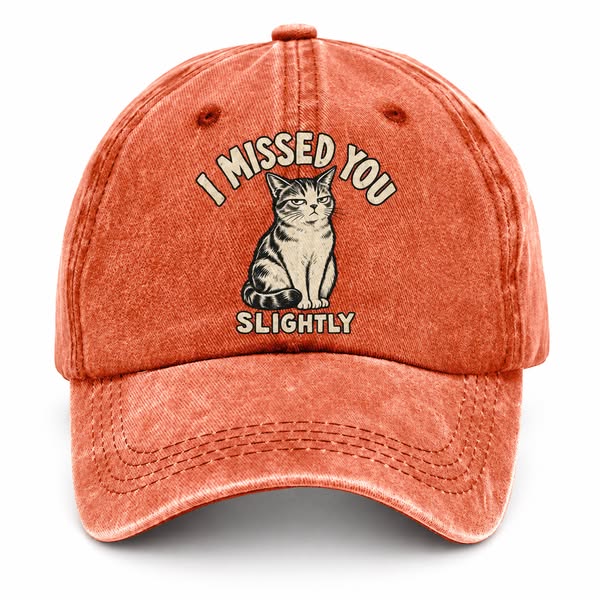 Cat Missed You Slightly No Worm Club Classic Cap | Pandaize