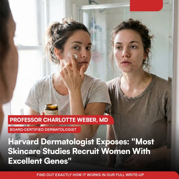 Harvard Dermatologist Exposes: "Most Skincare Studies Recruit Women With Excellent Genes"