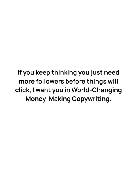 World-Changing Money-Making Copywriting