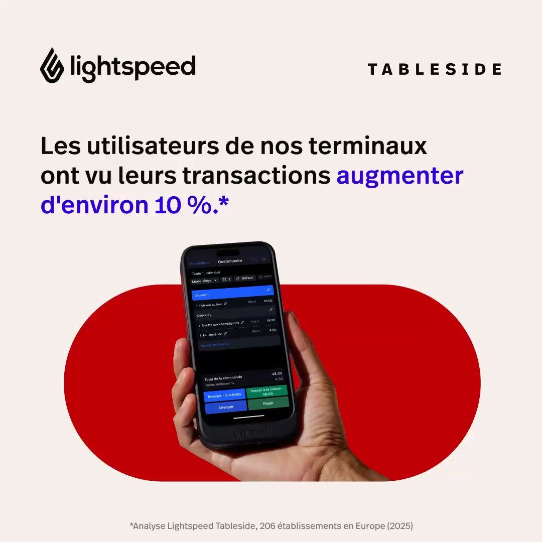 Un logiciel de caisse qui suit l'équipe