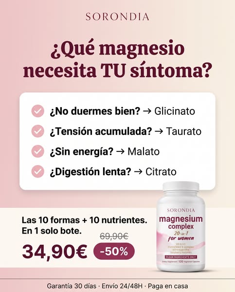 Magnesio Mujer 20-en-1 · -50%