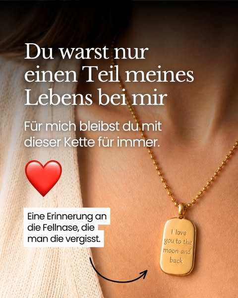 Für den Hund, den du für immer vermisst.