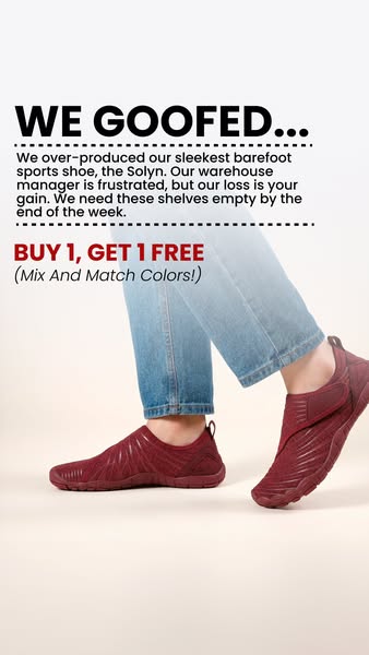 Happy Feet Or Your Money Back!