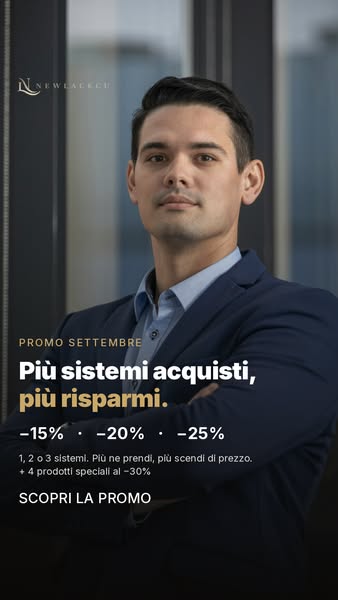 Promo settembre: fino al −30%