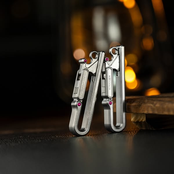 Titanium Belt Keychain