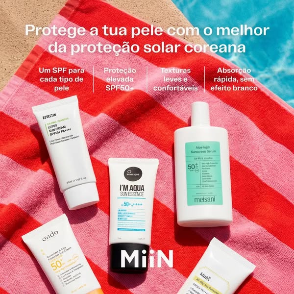 Encontra o teu protetor solar