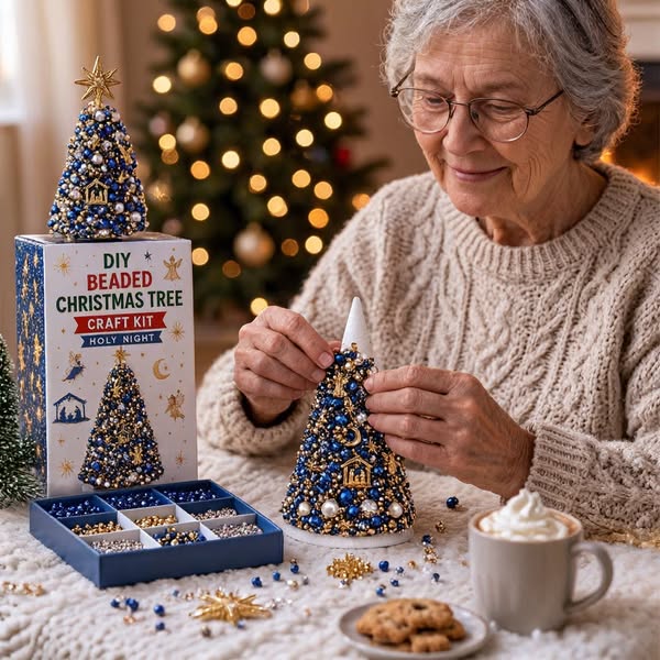 DIY Your Own Beaded Christmas Tree