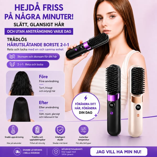 Stylingborsten för kort hår
